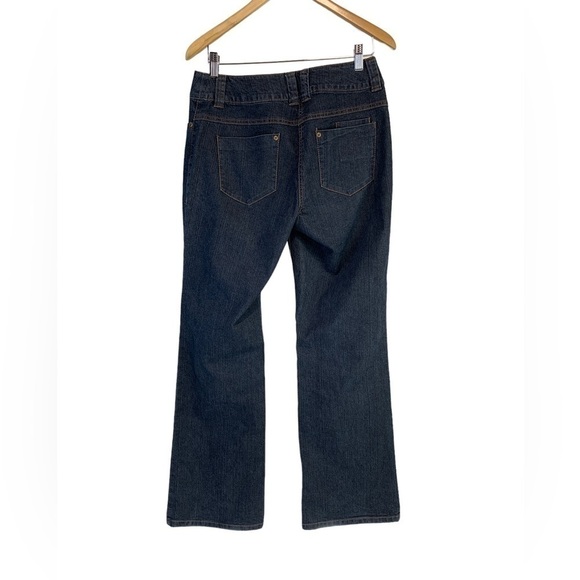 VINTAGE Contrast High Rise Flared Jeans - Picture 2 of 10